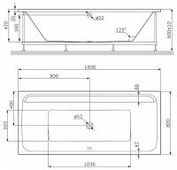 Каркас AM.PM W52A-180-080W-R Inspire 2.0 каркас для ванны 180х80, комплект