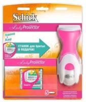 Станок Schick Lady Protector с 1 кассетой + 5 кассет в упаковке