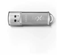 USB Флеш-накопитель Flexis RB-108 64 ГБ, серебристый