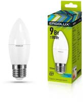 Светодиодная лампа Ergolux LED-C35-9W-E27-4K