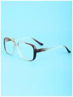 Готовые очки для чтения коричневые с диоптриями +1.75 футляр