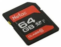 Карта памяти Netac P600 64ГБ SDXC U1 up to 100MB/s