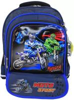 Рюкзак для младших классов мотоцикл