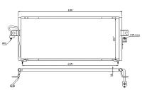 Радиатор кондиционера Nissens 94494 для Nissan Almera I