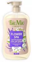 Натуральный гель для душа BioMio Flower Spa с эфирным маслом лавандылаванда, 650 мл, 735 г