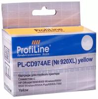 CD974AE / PL-CD974AE ProfiLine совместимый желтый картридж для HP OfficeJet 6000/ 6500/ 7000/ 7500 (