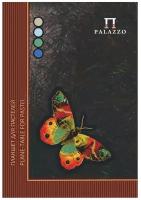 PALAZZO Папка для пастели/планшет, а4, 20 л, 4 цвета, 200 г/м2, тонированная бумага, твердая подложка, бабочка, пб/а4