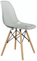 Стул со спинкой Eames прозрачный серый