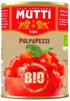 Томаты Mutti резаные кубиками в томатном соке консервированные 400 г Италия