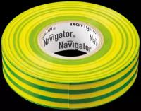 Изолента Navigator 71 115 NIT-A19-20/YG жёлто-зелёная