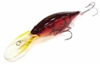 Воблеры для троллинга Megabass Deep-X 200 LBO цв. Wild Craw, 14,1 гр 70 мм, на щуку, судака, окуня, кренк всплывающий, до 3.5м