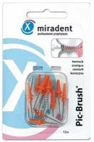 Сменные ершики Miradent Pic-Brush CONICAL, 12 шт