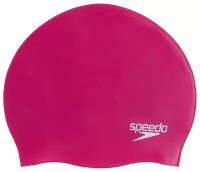 Шапочка для плавания SPEEDO Plain Molded Silicone Cap, 8-70984B495, розовый, силикон