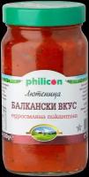 Лютеница "Балканский вкус" крупного помола, пикантная Philicon 580 гр