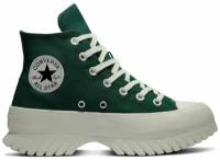 Кеды женские Converse Chuck Taylor All Star Lugged A00850 текстильные зеленые (41)