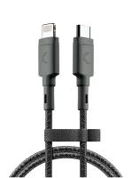 Дата-кабель COMMO Range Cable USB-С - Lightning, нейлон, цвет - графит, длина 1,2m