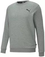 Свитшот PUMA Essentials Small Logo Men’s Sweatshirt, размер 3XL, серый