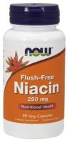 Now Foods Now NIACIN FLUSH FREE 250mg 90 капсул