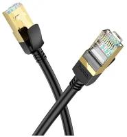 Патч-корд, медная жила, кабель для подключения интернета, 5м, US02, HOCO, черный