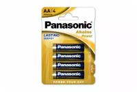 Батарейки Panasonic Alkaline Power LR6 BL-4 /4