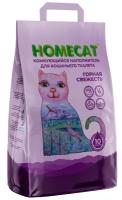 HOMECAT Комкующийся наполнитель 10 л горная свежесть