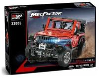 Конструктор DECOOL 33005 MecFactor Rubicon Jeep Wrangler "Внедорожник"/1287 деталей