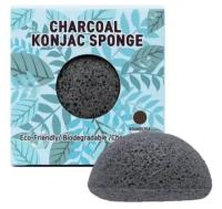 TRIMAY Charcoal Konjac Sponge Спонж конняку с древесным углем