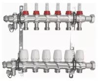 Коллекторный блок TeRma нержавеющая сталь 1" 6 выходов 14259