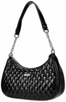 Стильная, влагозащитная, надежная и практичная женская сумка из экокожи David Jones 6650-3K/BLACK