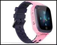 Детские Умные-часы c GPS трекингом и мониторингом температуры 4G KIDDO Watch GELIKON LINE 3025 GPS, Розовый