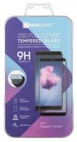 MEDIAGADGET MGFCHPSPFGBK Защитное стекло 2.5D FULL COVER GLASS для Huawei P Smart Plus (полноклеевое,черн.рамка)