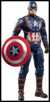 Фигурка Капитан Америка 17см . Сгибается в 13 местах