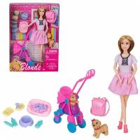 Набор игровой Blonde Кукла 29 см с питомцем и аксессуарами 8866-6 TONGDE