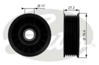 Ролик обводной приводного ремня Gates T38009
