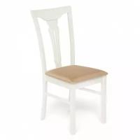 Стул - Гермес/ Hermes / 1 шт. в упаковке (19 542) TetChair дерево гевея, 43х49х94см, Ivory white, ткань песочная (Jaffy 104-58)