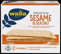 Хлебцы пшеничные Wasa Delicate Crisp с кунжутом-морской солью 190 г