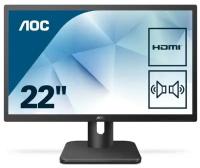 21,5" Монитор AOC 22E1Q, Black