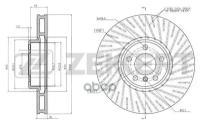 Диск торм. перед. правый bmw 5 (f07 f10 f11) 10- 6 (f06 f12 f13) 11- 7 (f01-f04) 08- Zekkert BS6258