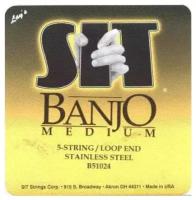 SIT B51024 Medium Loop-end струны для банджо (10-13-15-24w-10) 5 шт. среднего натяжения