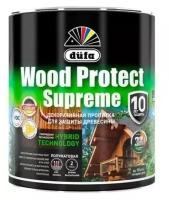 Пропитка для защиты древесины Dufa WOOD PROTECT SUPREME тиковое дерево, полумат., 750мл