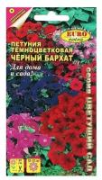 Семена цветов Петуния "Черный бархат", смесь окрасок, О, 0,04 г