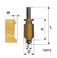 Фреза кромочная фигурная (22.2х41 мм; хвостовик 12 мм) по дереву Энкор 10572
