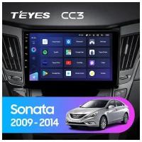 Магнитола андроид Teyes сс3 на HYUNDAI Sonata 6 2009-2014 / хендай Соната 6 (DSP/4G/WiFi/QLED)