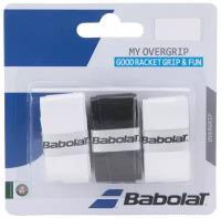 Обмотка для ручки ракетки Babolat Overgrip My Grip x3 White/Black 653045-145