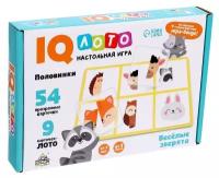 Настольная игра «Умное лото. Половинки: весёлые животные», мемори