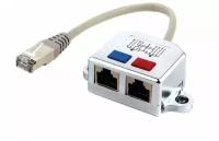 Cablexpert NCA-SP-02 Разветвитель NCA-SP-02 FTP 1 порт RJ45 T568A T568B -> 2 порта RJ45 10 100 BASE-T