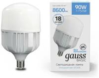 Светодиодная лампа Gauss Basic T160 AC180-240V 90W 8600lm 6500K E40 LED 1/6