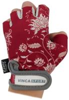 Перчатки Vinca Sport, красный, бордовый