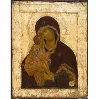 Донская икона Божьей Матери. Копия иконы Феофана Грека с мощевиком