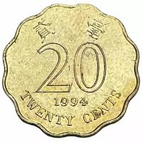 Гонконг 20 центов 1994 г. (2)